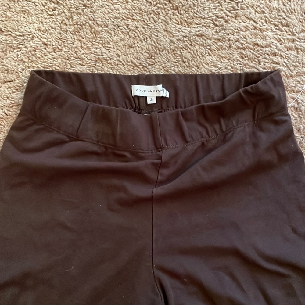 Good American brown leggings